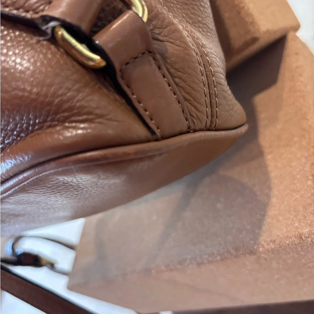COACH Park Medium Tan Leather Backpack (2013) - Picture 5 of 16